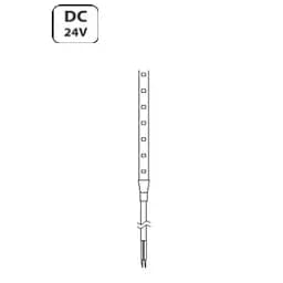 Світлодіодна стрічка Friendlylight FL-2835-140P-IP20-WW-13-24-3000K - мініатюра 2