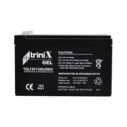 Акумуляторна батарея гелева 12В 12Аг Trinix TGL12V12Ah/20Hr GEL (44-00012) - мініатюра 2