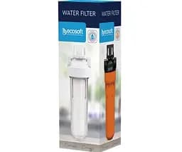 Ecosoft Cold 10, Екософт, Фільтр магістральний механічної очистки для холодної води, прозорий, 5 мкм, 3/4