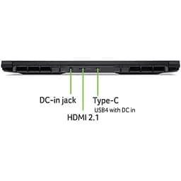 Ноутбук Ігровий Acer Nitro V 16 AI ANV16-42-R83A 7 260 la 51GHz,IPS,32GB DDR5,1TB,RTX 5070 8GB,Без ОС - мініатюра 8