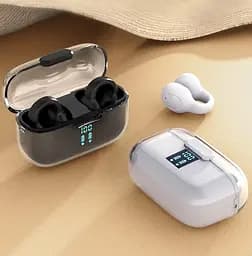 Навушники Langsdom кісткові бездротові кліпси G92 з спрямованим звуком Bluetooth 5.3 з LED-дисплеєм та шумоподавленням - мініатюра 4