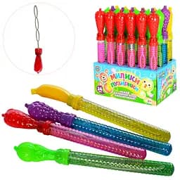 Мильні бульбашки 2825 меч, фрукти/ягоди, 25см (6200000004259) МІКС