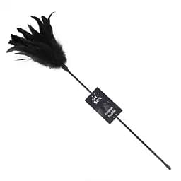 Щекоталка черная Art of Sex - Feather Paddle, перо молодого петуха Art of Sex SO6609 95086