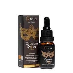 Клиторальные капли с вибрацией Orgasm Drops Vibe! - 15 мл Orgie (Бразилия-Португалия)