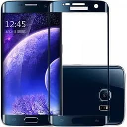 Скло вигнуте для Samsung S6 edge G925 Blue