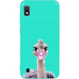 Чохол-накладка Toto Pure TPU 2 mm Print Case Samsung Galaxy A10 #38 Ostrich Gum Mint