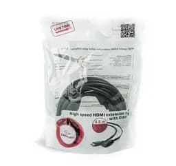 Удлинитель HDMI (папа) - HDMI (мама) Cablexpert V.2.0, 4К 60Гц, 4.5 м - мініатюра 2