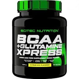 Амінокислоти Scitec Nutrition BCAA+Glutamine Xpress Цитрусовий мікс 600 г