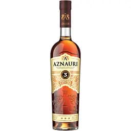 Упаковка коньяку Aznauri 3 зірки 40% 7.5 л (0.5 л x 15 шт.) - мініатюра 2