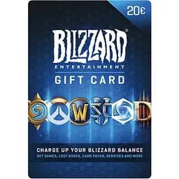 Подарункова карта Бліззард Blizzard Gift Card на суму 20 EUR, EU-регіон