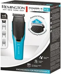 Машинка для стрижки Remington Power X Series X5, мережа+акум., роторний мотор, насадок-4, сталь, чорно-бірюзовий - мініатюра 10