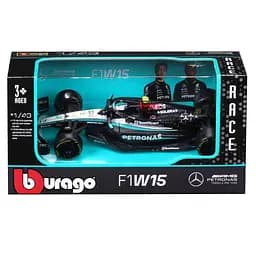 Колекційна автомодель Mercedes-AMG F1 W15 Performance (2024) Bburago 18-38208, 1:43 масштаб - мініатюра 4