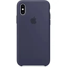 Чохол-накладка Toto Silicone Case Apple iPhone X/XS Deep Blue