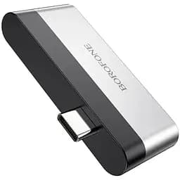 Адаптер розширювальний хаб Borofone DH2 - Type-C до 4K HDMI + USB 3.0 - мініатюра 2