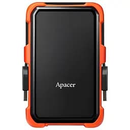 Зовнішній жорсткий диск Apacer 2TB 2.5" USB 3.1 AC630 (AP2TBAC630T-1) Black/Red