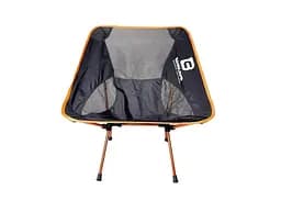 Кемпінгове крісло BaseCamp Compact, 50x58x56 см Чорний-Помаранчевий