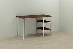 Комп'ютерний стіл Ferrum-decor Кевін 75x140x60 білий ДСП Венге 16мм (FRD-105877)