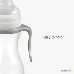 Антиколікова пляшечка Difrax S-bottle Wide XL із силіконовою соскою та ручками 310 мл (707XL) - мініатюра 3