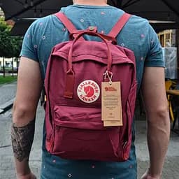Міський рюкзак Fjallraven Kanken 16 л Classic Бордовий - мініатюра 4