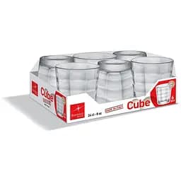 Набір склянок Bormioli Rocco Cube acqua 245 мл 6 шт. (128755VTD) - мініатюра 2