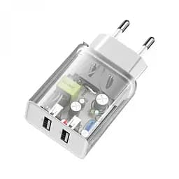 Блок живлення Baseus Speed Mini Dual Usb 10.5 W 2 USB CCFS-R02 - мініатюра 5