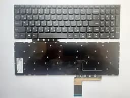Клавіатура для ноутбуків Lenovo IdeaPad 110-15IBR, 110-15ACL, 110-15AST Series чорна без рамки RU/US