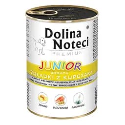 Консерва Dolina Noteci Premium Junior 400г для цуценят з курячими шлунками