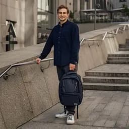 Рюкзак для ноутбука Bagland 15,6" STARK blue (815812115/0014369) - мініатюра 8