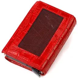 Жіночий шкіряний картхолдер Canpellini 6.5х9х2 см acs0025897 - мініатюра 2