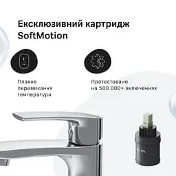 Змішувач для умивальника AM.PM Pride хром F7C02100 - мініатюра 5