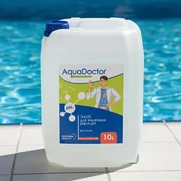 Хімія для басейну рідкий засіб для зниження рівня pH AquaDoctor pH Minus HL (соляна кислота 14%) 10 л