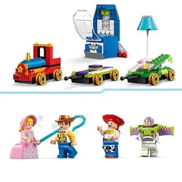 Конструктор LEGO Disney Pixar Святкування з Історії Іграшок: потяг і авто для перегонів 206 деталей (43264) - мініатюра 7