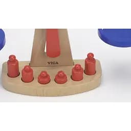 Дерев'яні навчальні ваги Viga Toys з гирями (50660) - мініатюра 3