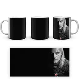 Кухоль GeekLand The Witcher Відьмак Геральт TW 002.001 330 мл білий - мініатюра 4