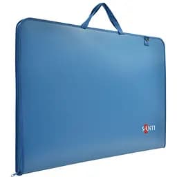 Папка-портфель Santi для ескізів з тканинними ручками А2 синя (492285)