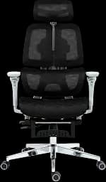 Офісне крісло GT Racer чорне-біле (B-2450 White/Black) - мініатюра 4