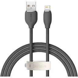 Кабель Baseus Jelly Liquid Silica Gel Fast Charging Data Cable USB to Lightning 2.4A 1.2 м Чорний