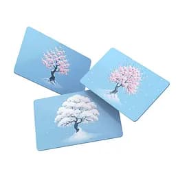 Криптогаманець Tangem Wallet 2.0 Snowy Sakura набір з 3 карток (TG-SAKURA2)