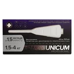 Краплі Unicum PRO від бліх та кліщів на холку для собак від 1.5 кг до 4 кг 3 піпетки (UN-085) - мініатюра 4