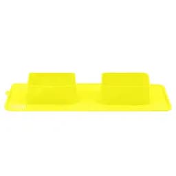 Складна миска Waudog Silicone, 38,5х23х5 см, жовтий (50808)