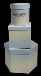 Подарункові коробки UFO Y004 Набір 3 шт Gradient mix