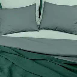 Плед-покривало Cosas Knitted Braid Eucalyptus косичка 75х95 см (Blanket_59Eucalyptus_KnittedBraid_75x95) - мініатюра 2