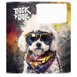 Тетрадь ученическая Школярик Rock star 012-3277L-5 в линию 12 листов