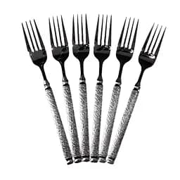 Набор столовых вилок Yiwu 6 штук из нержавеющей стали 21 см вилки кухонные столовые сервировочные приборы HP-16978-11