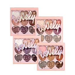 Набір палеток тіней для повік 9 відтінків DoDo Lovely Eyeshadow D3265, 4 палетки