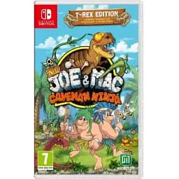 Гра New Joe and Mac Caveman Ninja - T-Rex Edition (російська версія) (Nintendo Switch)