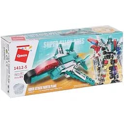 Дитячий конструктор Qman 1412 транспорт Fighter Plane