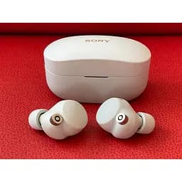 Бездротові навушники TWS Sony WF-1000XM4 сріблясті - мініатюра 4