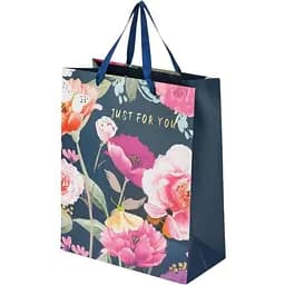 Пакет подарунковий Large Flowers 760301ML Синій