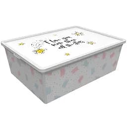 Коробка Qutu Trend Box Cute Sky 25 л 52.5х37х17.5 см (TREND BOX с/к CUTE SKY 25л.)